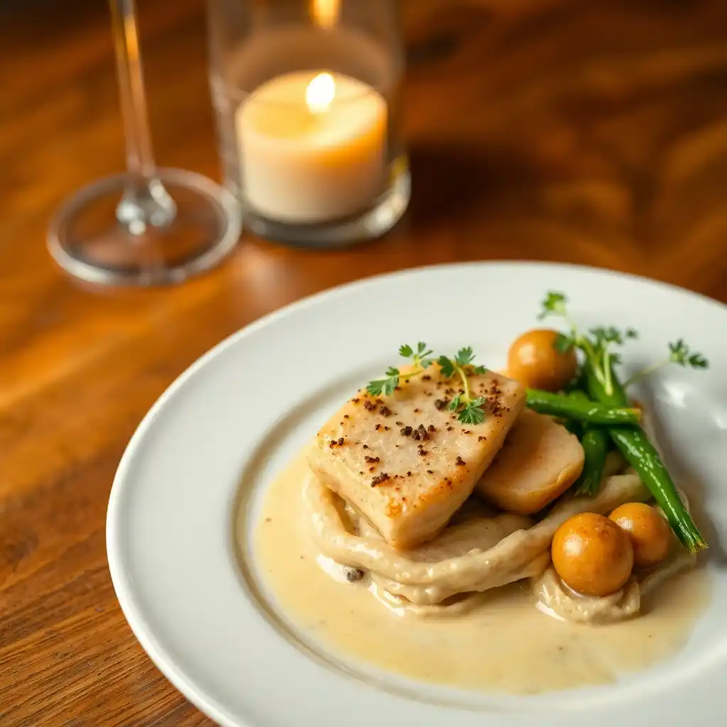 Lachsfilet an Blattspinat