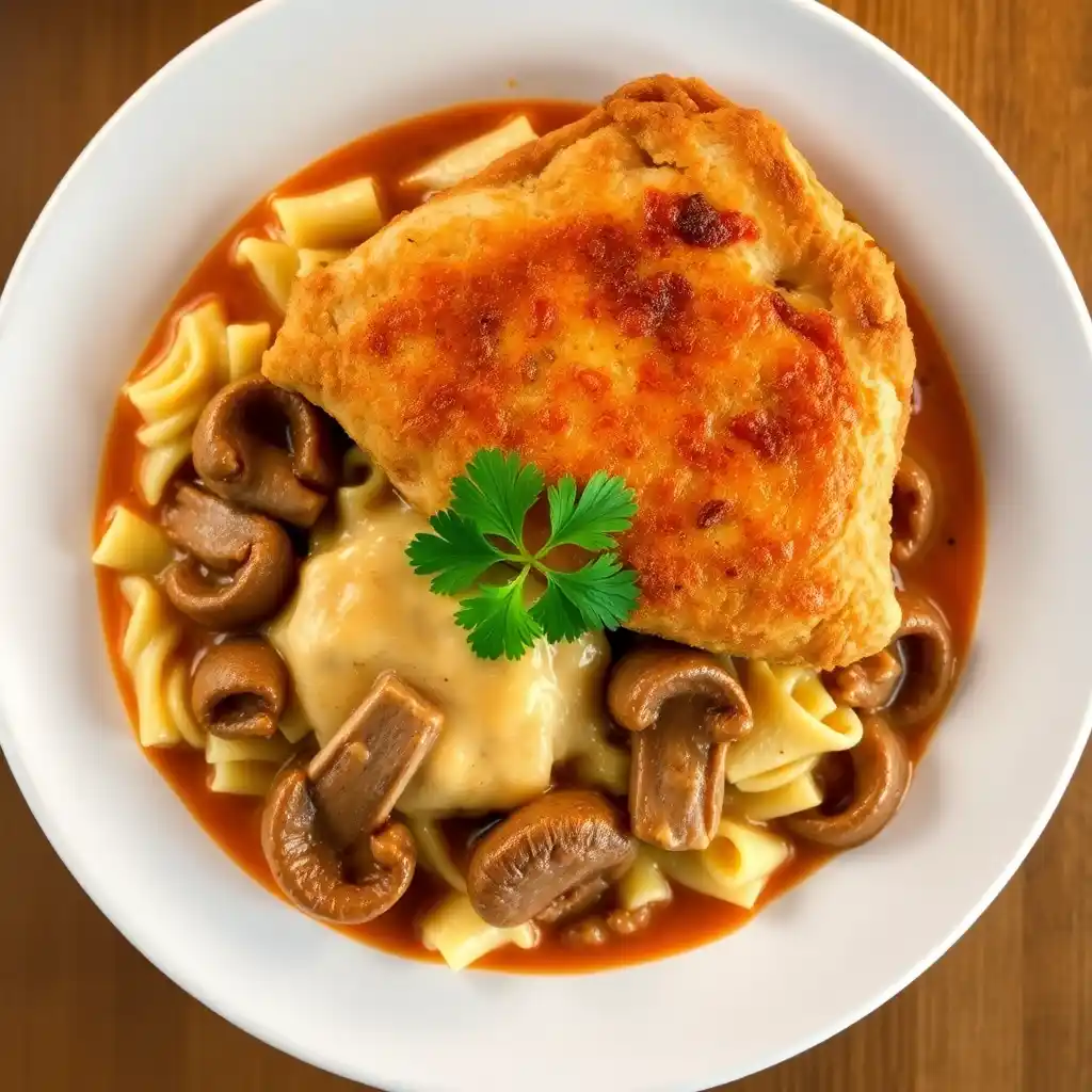 Schnitzeltopf mit Spätzle