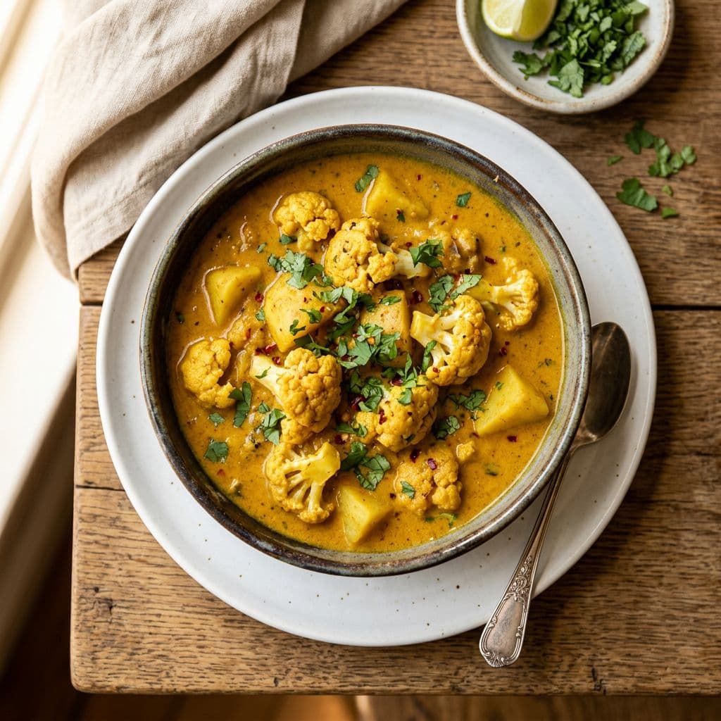 Kartoffel Blumenkohl Curry