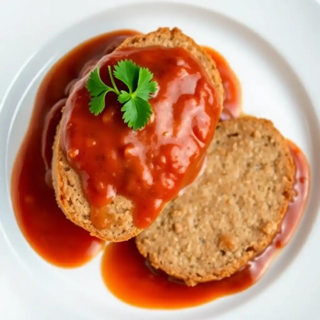 Saftiger Hackbraten mit Soße
